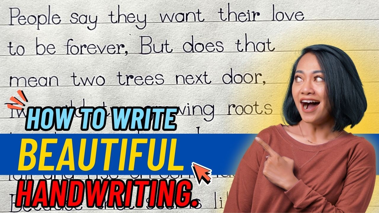 Clean & Beautiful English Handwriting  | How to Write Beautiful Handwriting | Practice writing Video