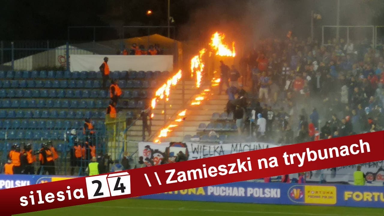 AWANTURA NA TRYBUNACH! Kibole w akcji. Ruch Chorzów - Górnik Zabrze | Wielkie Derby Śląska