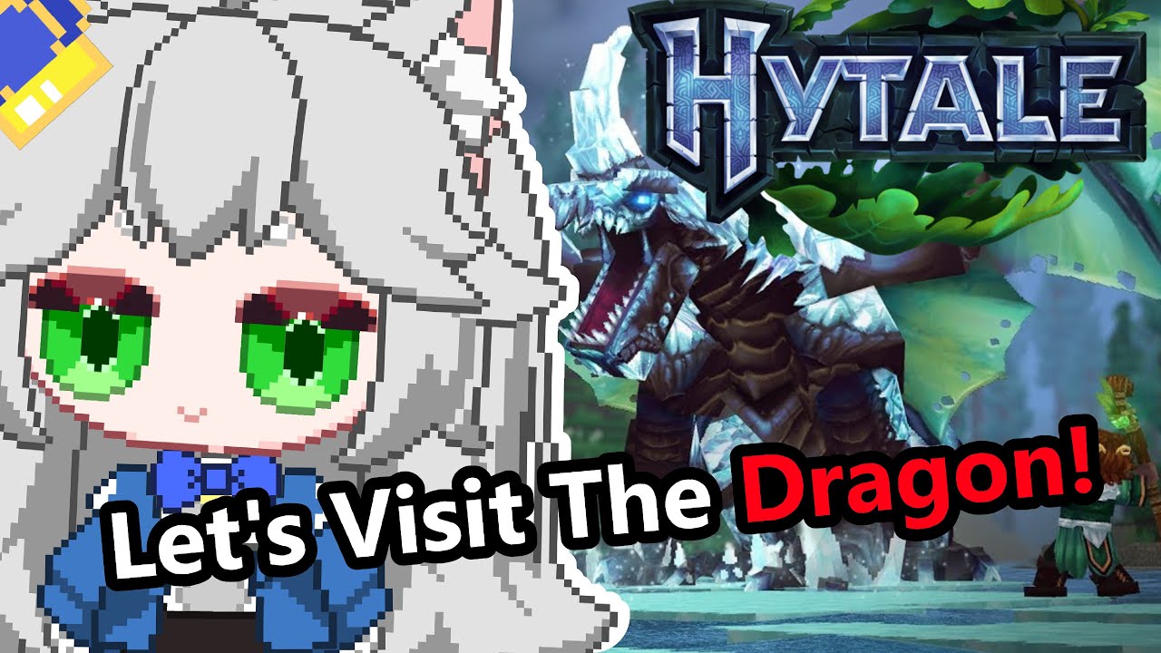 【HYTALE】 Let's look around for other bosses and also visit the dragon! 🔥🐲