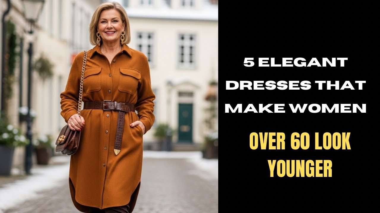 5 элегантных платьев, которые омолаживают женщин старше 60 лет — как их носить этой зимой