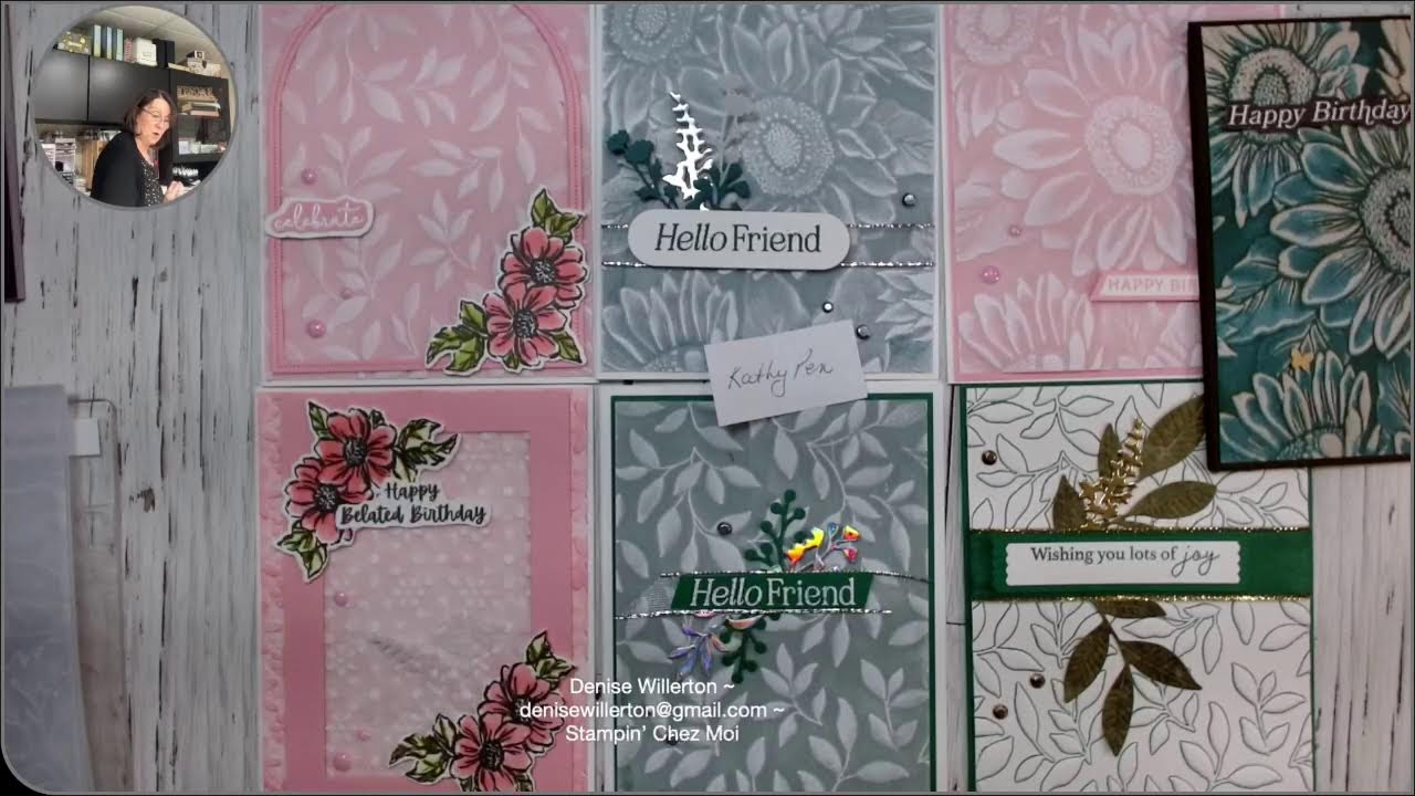 Does Your Vellum Crack When You Dry Emboss ~ Let me help you  ~ #denisewillerton #stampinchezmoi