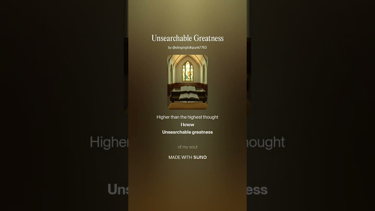 Unsearchable Greatness
