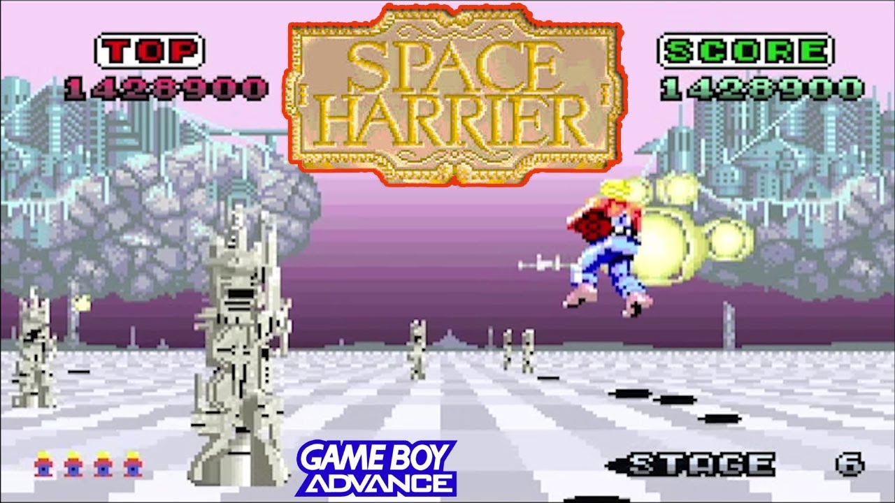 GBA Sega Arcade Gallery Space Harrier - Full Game