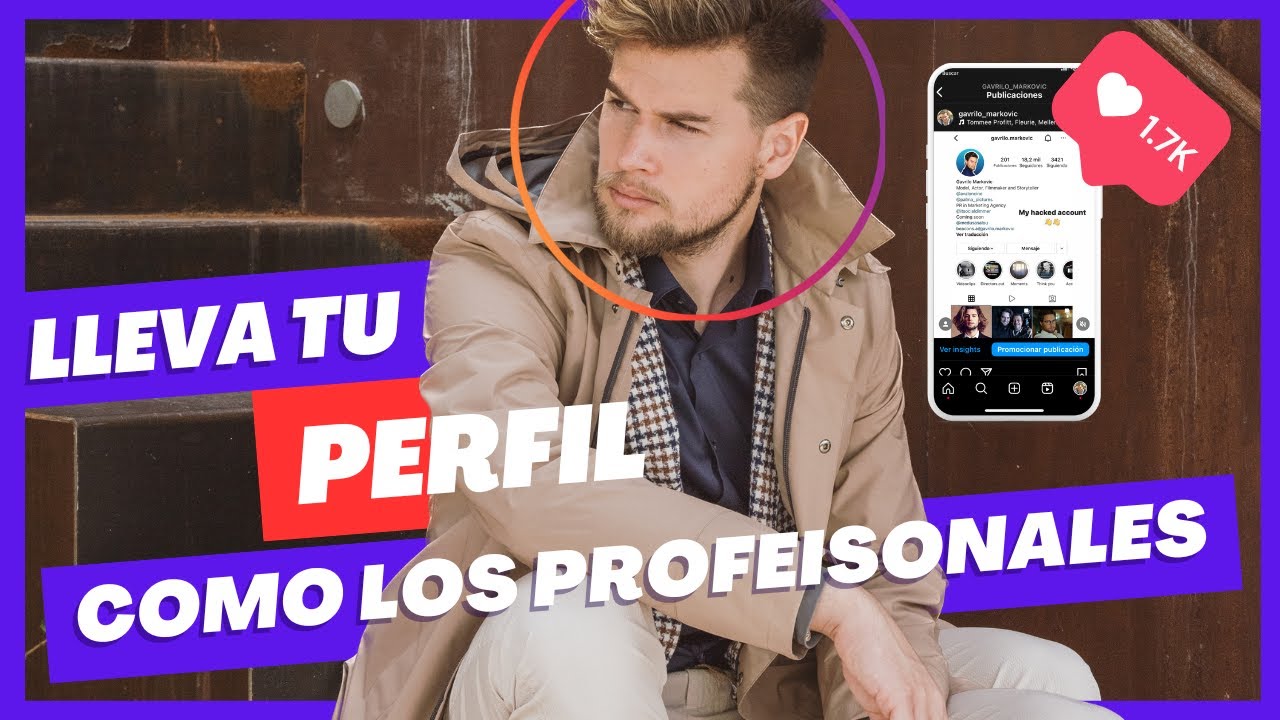 INSTAGRAM para MODELOS MASCULINOS, como lo llevan los profesionales (Sean O'Pry, Jon Kortajarena...)