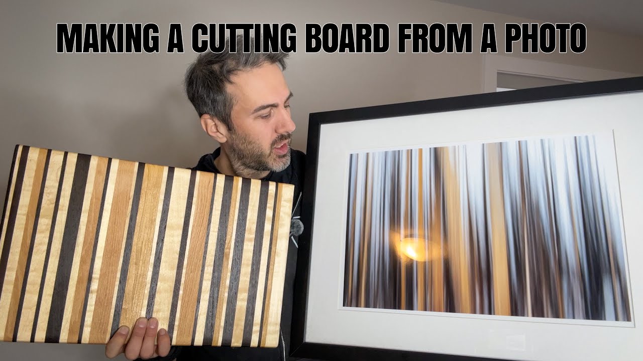 Turning a Photograph Into a Cutting Board | Creative Woodworking Project