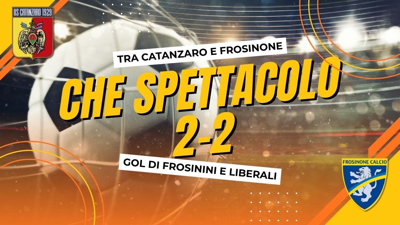 Super Prestazione US Catanzaro col Frosinone Anche Alvini Conferma @aquileimperiali