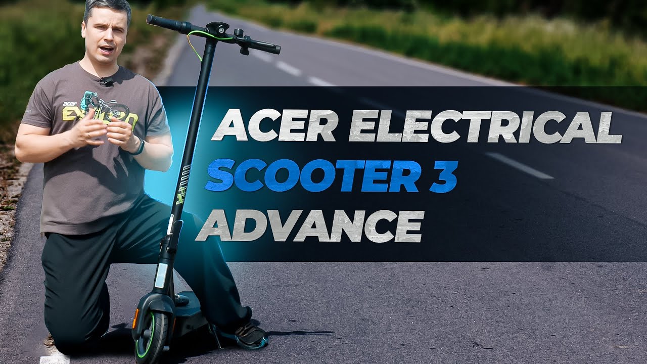 Огляд електросамоката Acer Electrical Scooter 3 Advance (AES023) - Швидкий, компактний та якісний!