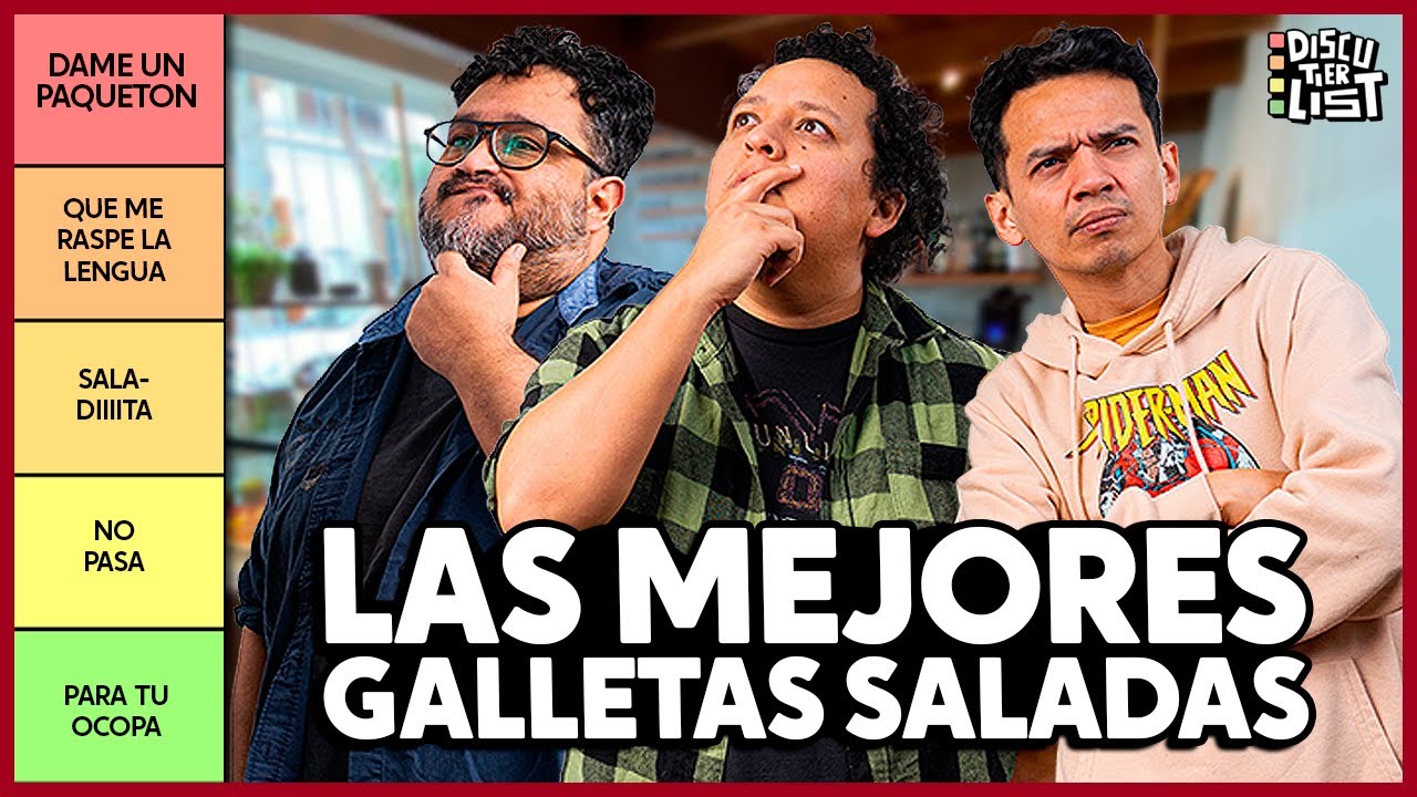 DISCUTIERLIST MEJORES GALLETAS SALADAS - #AyerFueLunes #discutierlist #tierlist