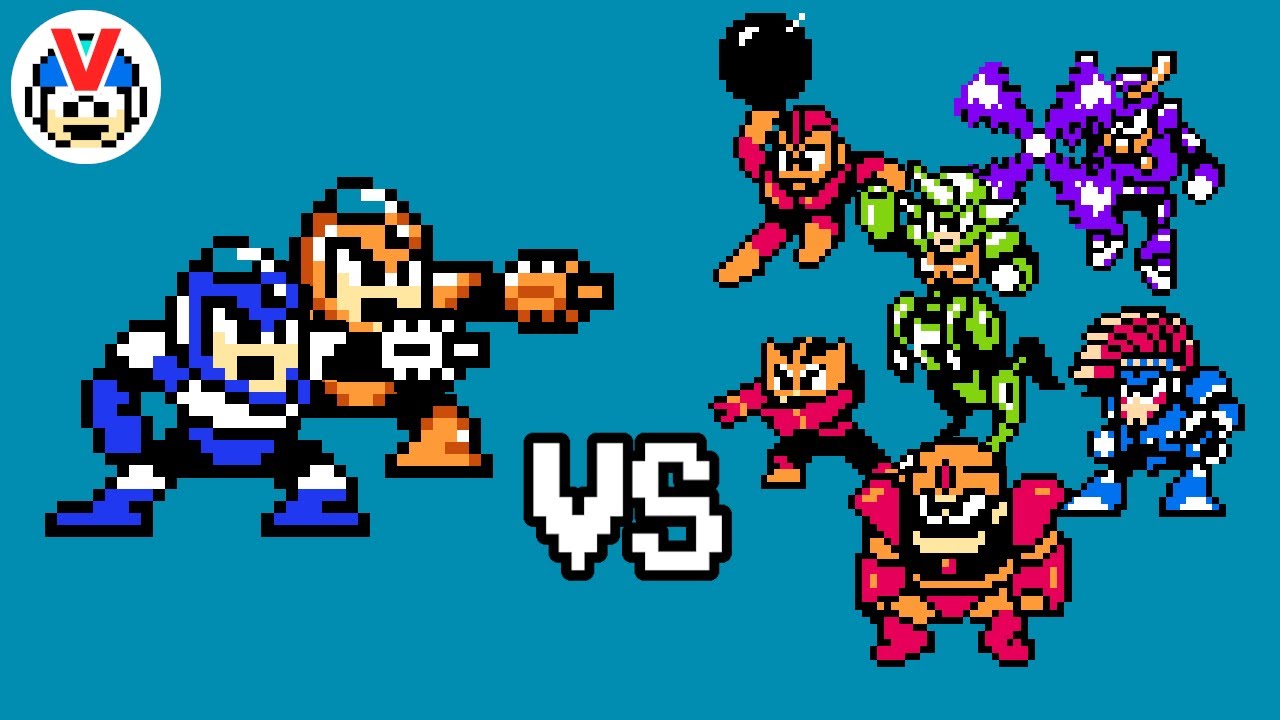 Flash Man VS  Robot Masters | Mega Man CPU Battle