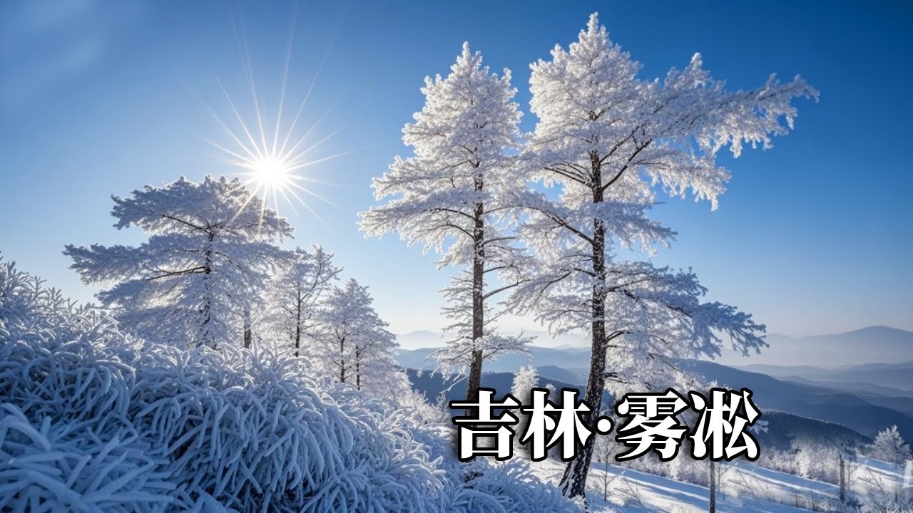 中国最美的自然奇观～吉林雾凇，欣赏限定版的北国浪漫，是大自然最惊艳的手笔【行走世界的北京老刘】