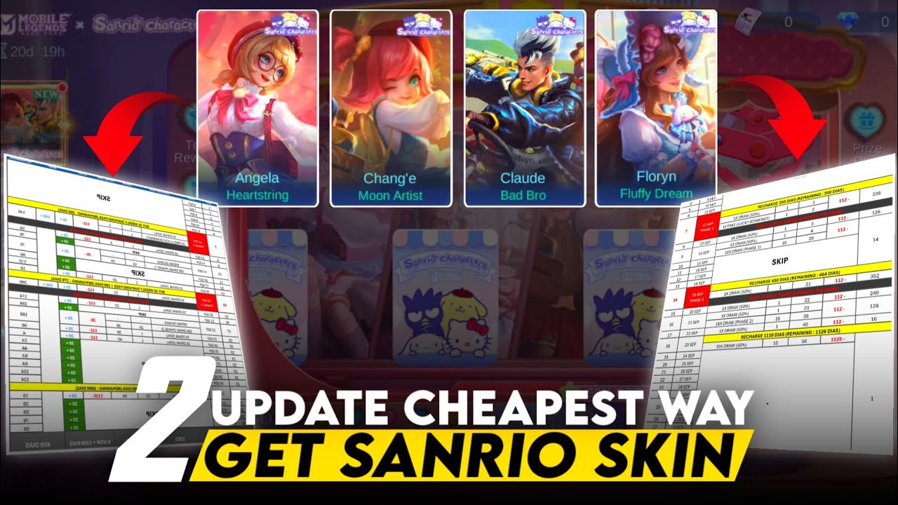 2 CHEAPEST WAY GET SANRIO RESALE SKIN | SANRIO X MLBB 2025