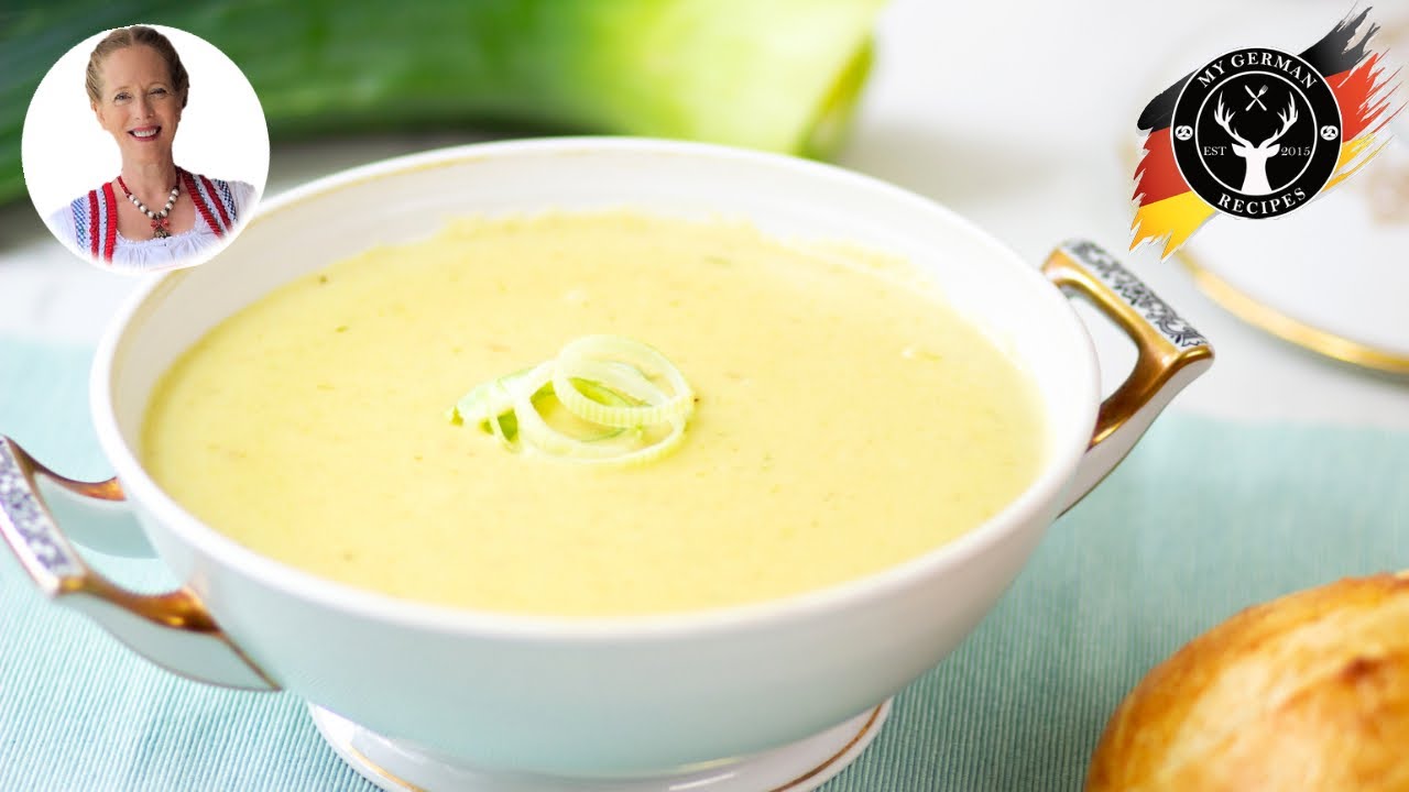 Как приготовить сливочный суп из лука-порея ✪ MyGerman.Recipes