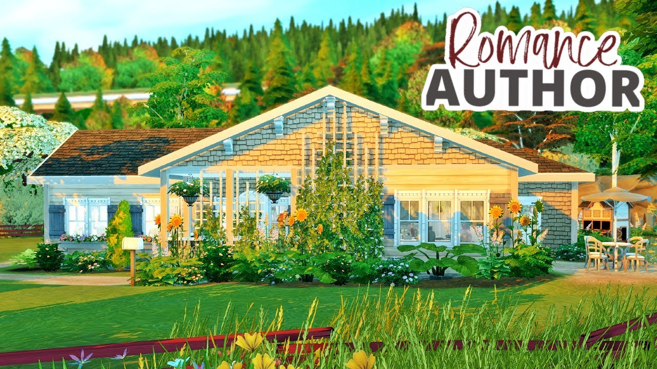 Romance Novelists Cottage | Sims 4 Speedbuild