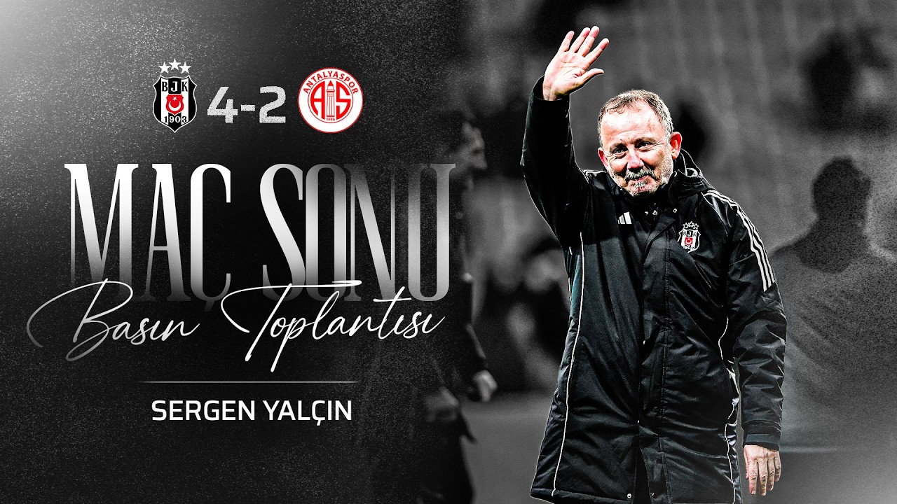 Teknik Direkt&ouml;r&uuml;m&uuml;z Sergen Yal&ccedil;ın&rsquo;ın Antalyaspor Ma&ccedil; Sonu Basın Toplantısı