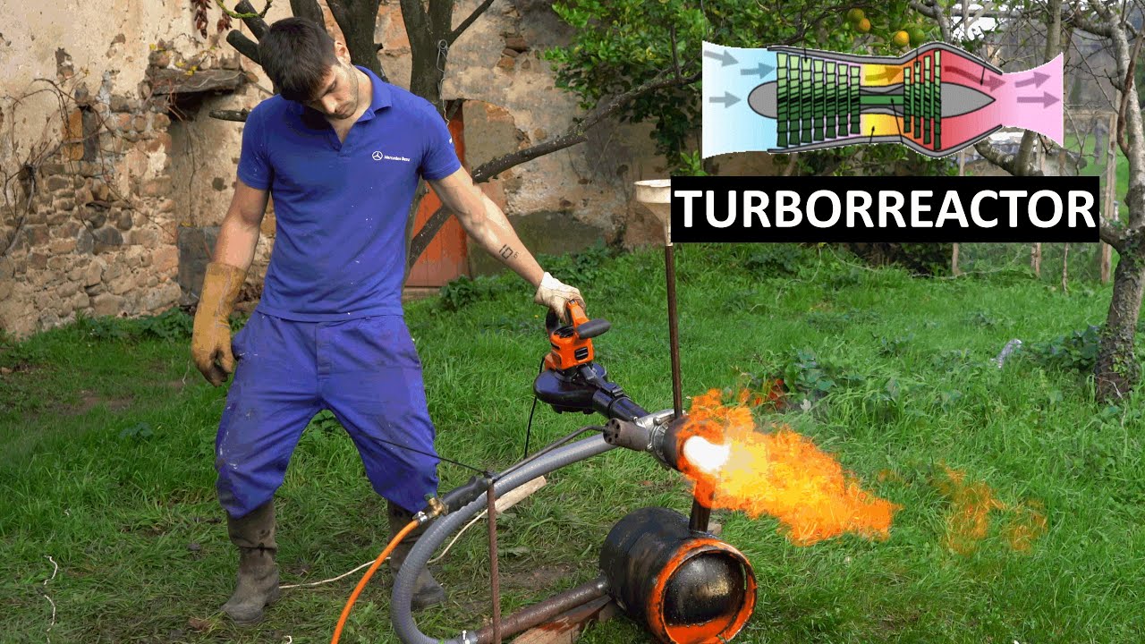 ¿COMO FUNCIONAN LOS MOTORES DE REACCIÓN? - FABRICAMOS UN TURBORREACTOR