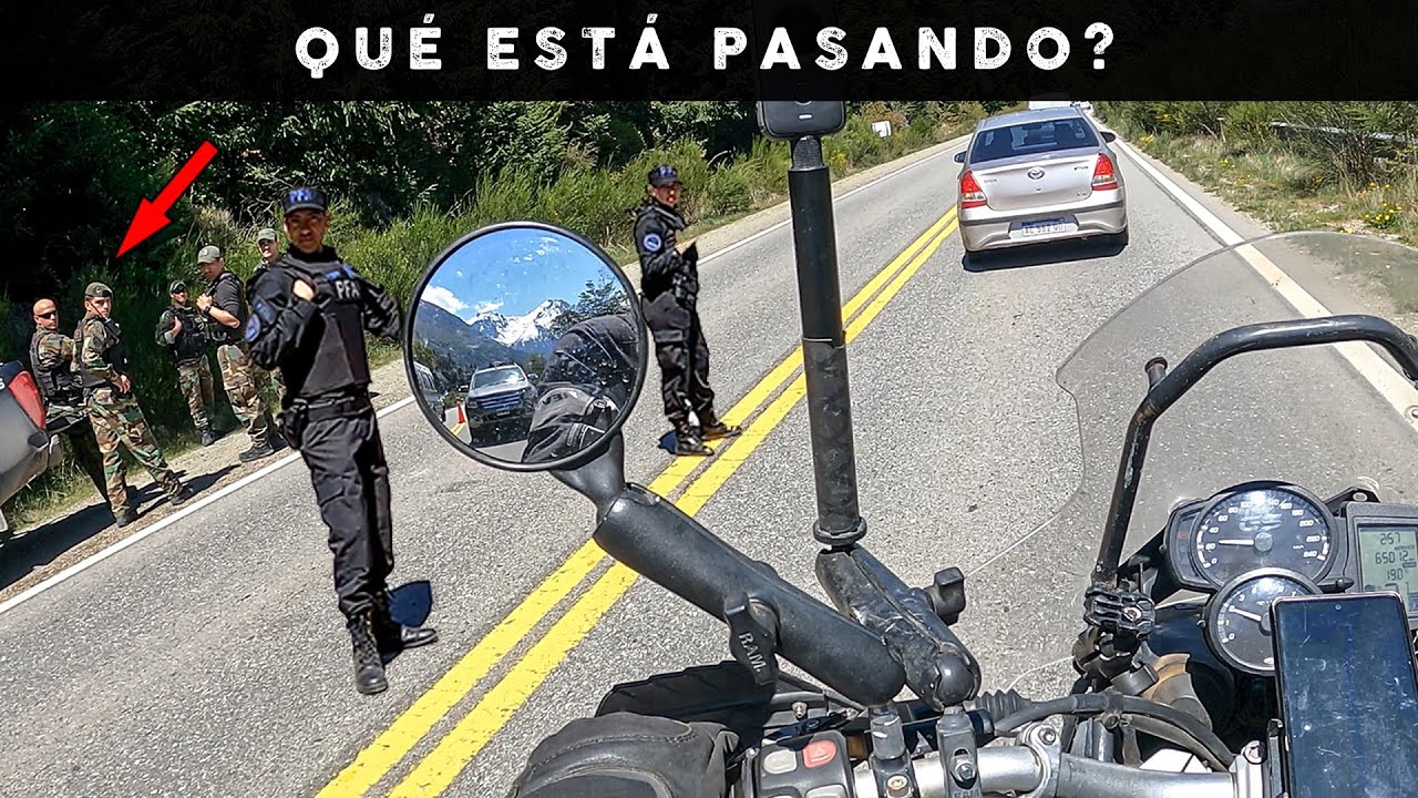 NUNCA VÍ tantos POLICIAS y GUARDAPARQUES JUNTOS en ARGENTINA | PATAGONIA | Mundo en moto | cap#70