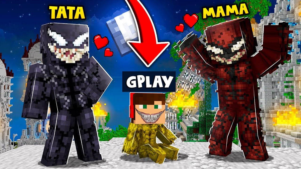 GPLAY ZOSTAJE PORWANY PRZEZ RODZINĘ VENOM I ZOSTAJE ICH CZŁONKIEM W MINECRAFT?! GPLAY & LAKI