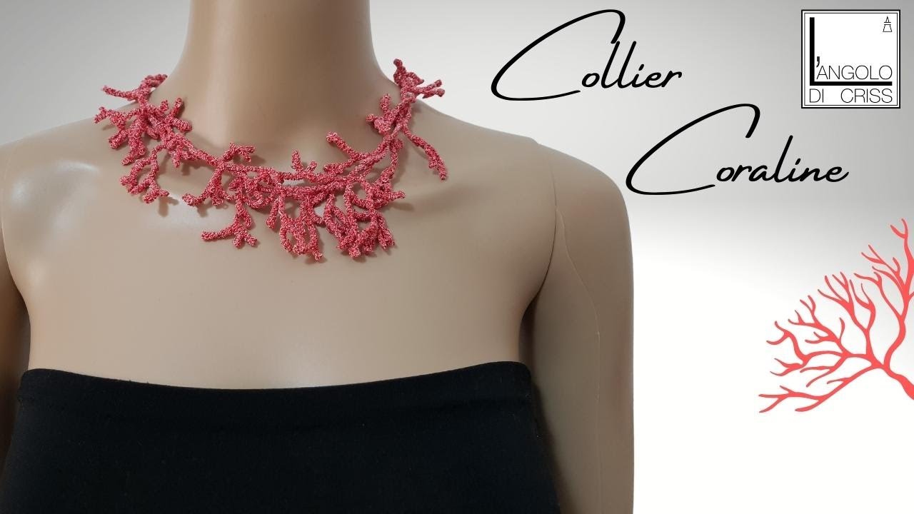 Collana all'uncinetto 
