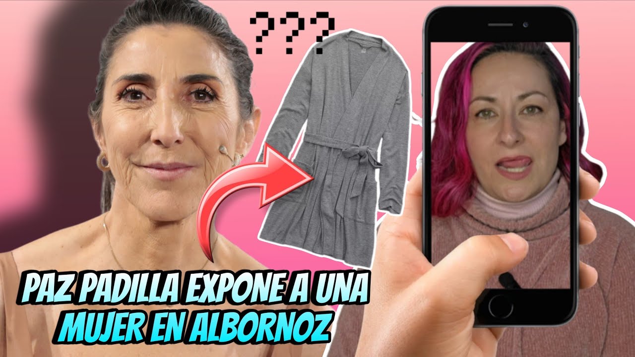 Paz Padilla graba a una mujer EN ALBORNOZ y la expone en sus redes sociales