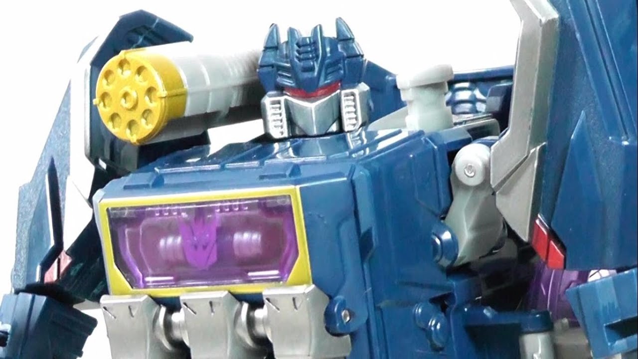 TRANSFORMERS GENERATIONS FALL OF CYBERTRON VOYAGER SOUNDWAVE CON LASERBEAK EN ESPAÑOL