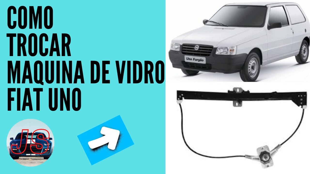Como trocar elevador  maquina de vidro do fiat uno