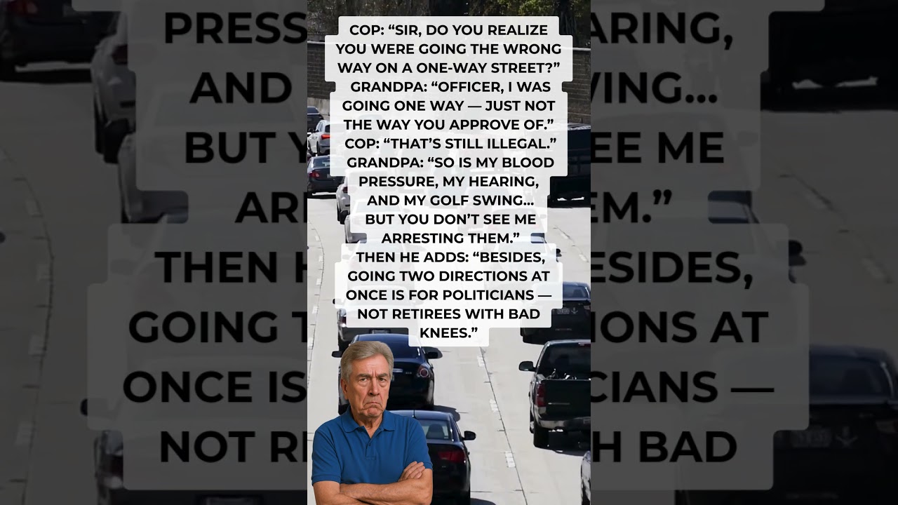 Grandpa vs. The Police Logic! 🚔😂 