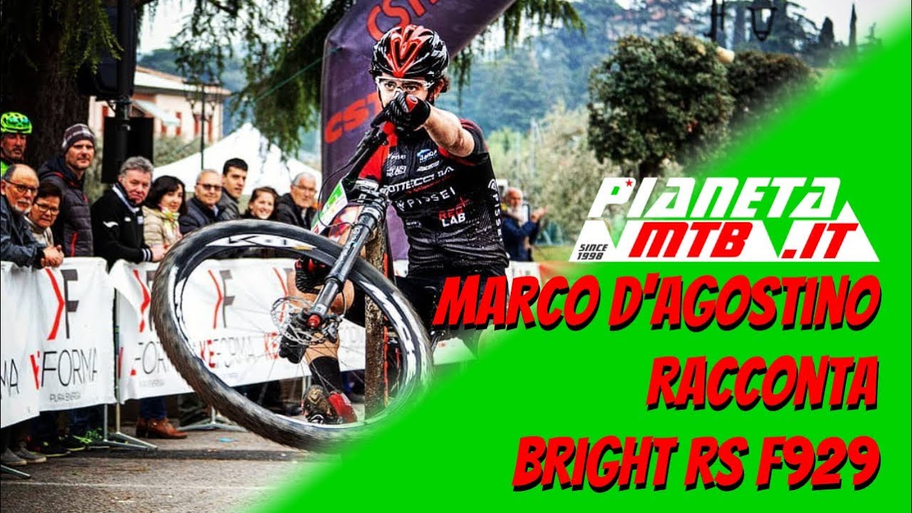 MARCO D'AGOSTINO: BRIGHT RACING SHOCKS F929 XC FORCELLA A STELI ROVESCIATI