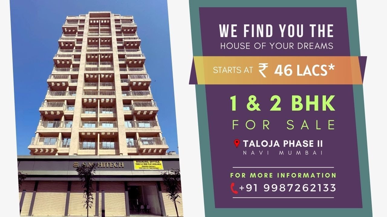 SM METRO | 1 & 2 BHK FOR SALE | TALOJA | PHASE 2 | 46 LACS ONWARDS | PREMIUM LOCATION | NEARBY METRO