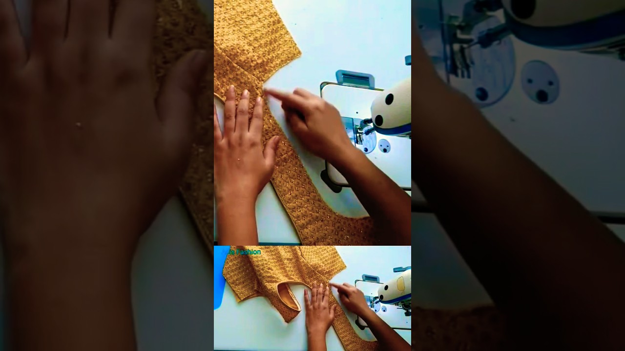 Best method to cover sleeveless blouse edges for comfort and clean look #shorts
