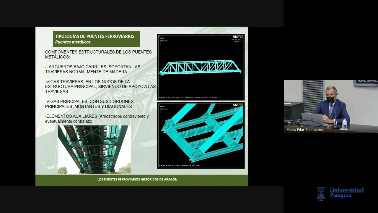 Los puentes ferroviarios históricos en Aragón, Octavio Aríñez Bruna