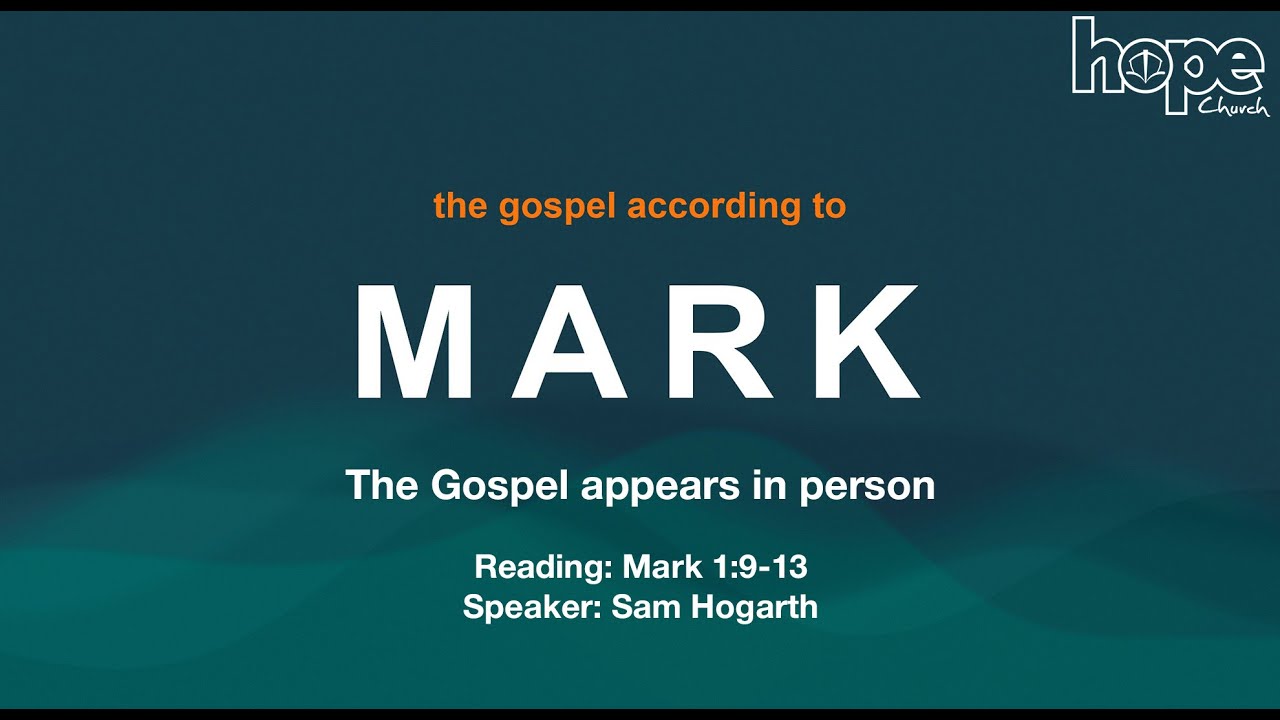 19th January 2025 - Mark 1:9-13