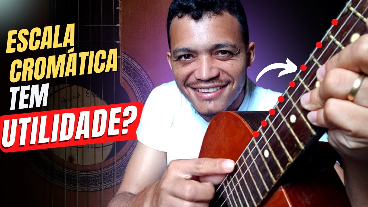 O que é escala cromática no violão e Como aplicar na prática - Aula de violão