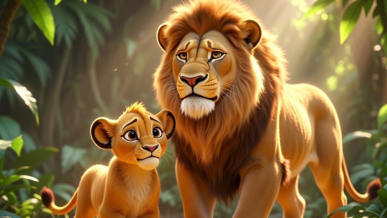 यह छोटा शेर राजा कैसे बना? 🦁 | Emotional Moral Story | Hindi Story