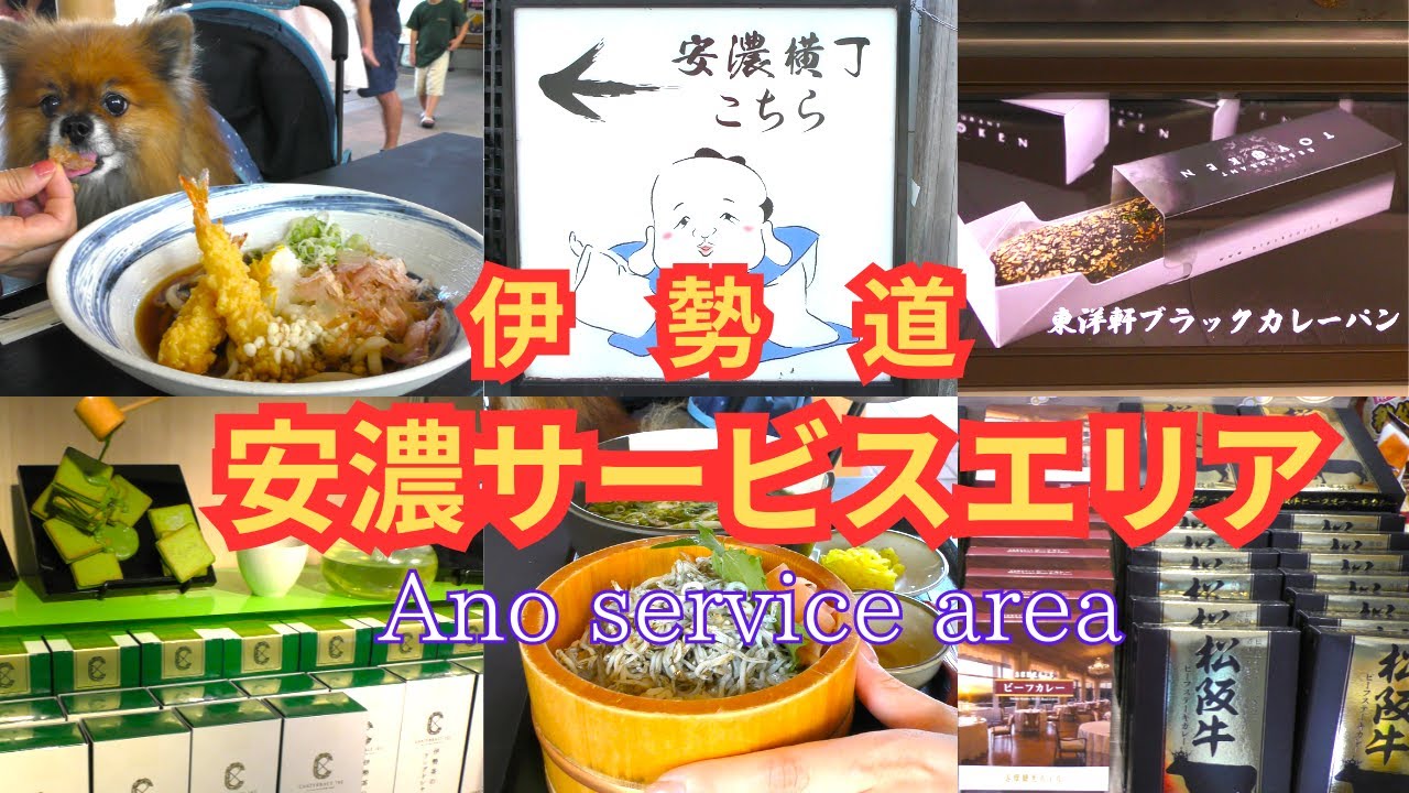 【伊勢道　安濃SA】○○さんが撮影現場に差し入れた東洋軒ブラックカレーパンが買える🥖🍛伊勢茶ラングドシャもおすすめ🍵🍧[Isedo Anno SA]Toyoken black curry bread