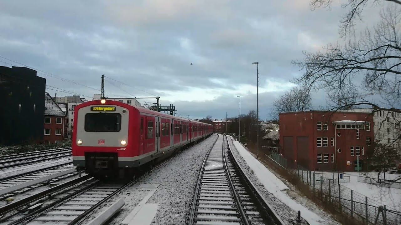 Führerstandsmitfahrt BR472 S-Bahn Hamburg S21 Aumühle - Elbgaustrasse [01/2017]