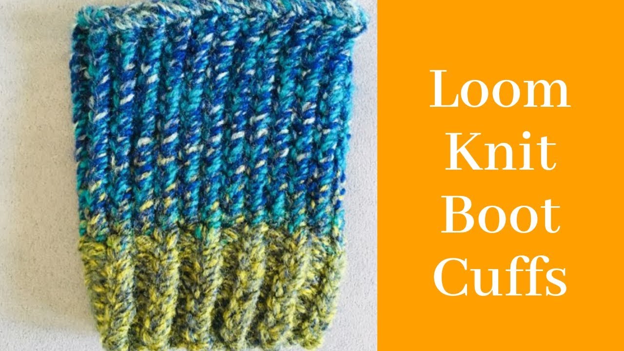 Loom Knit Boot Cuffs/leg warmer