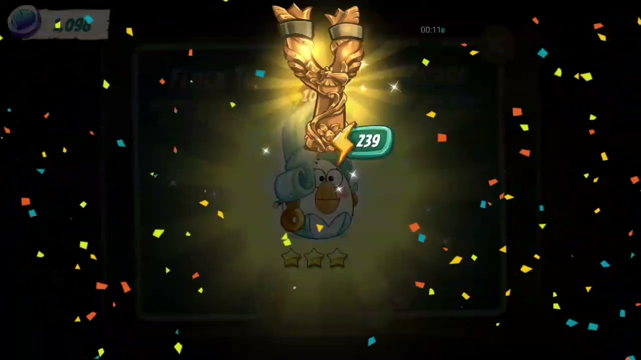 Angry Birds 2 AB2 240th Slingshot Upgradation Flock Power Increase New Milestone Bird Power Increase