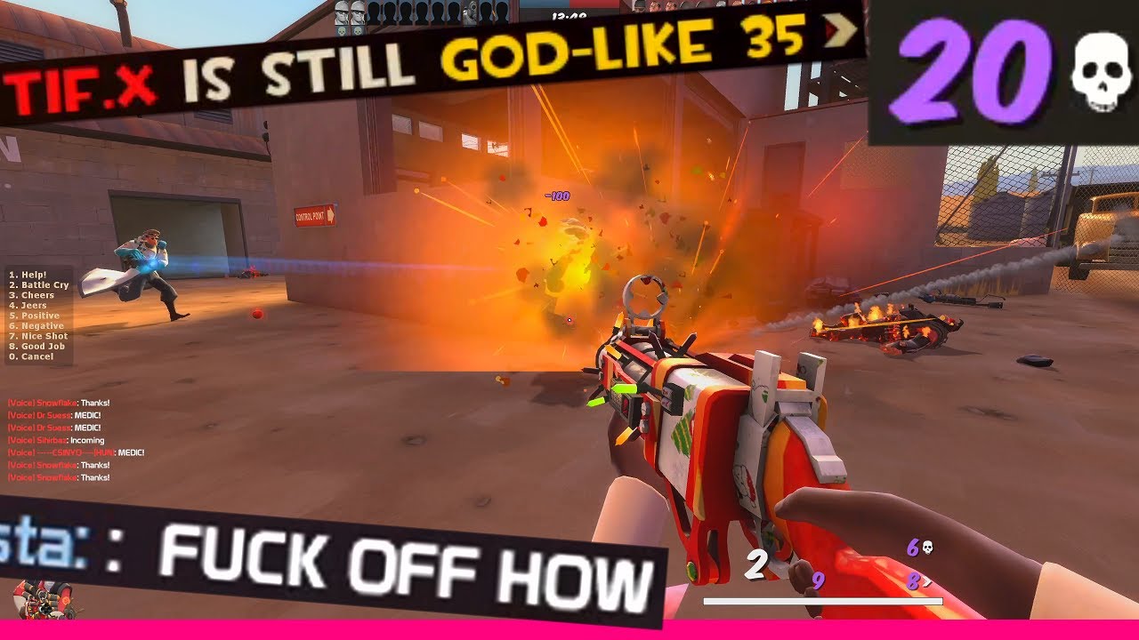 Team Fortress 2: Hybrid Demoman Gameplay [TF2 Eyelander]