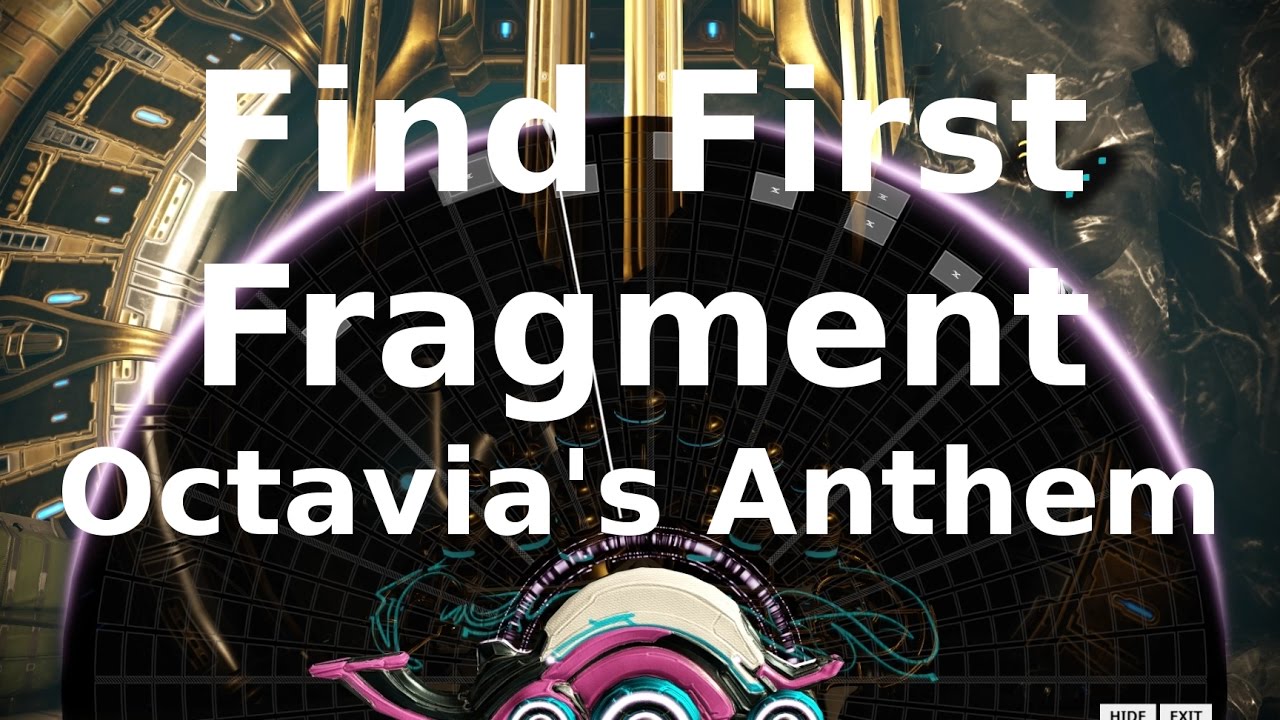 Find the First Fragment Octavia's Anthem Warframe