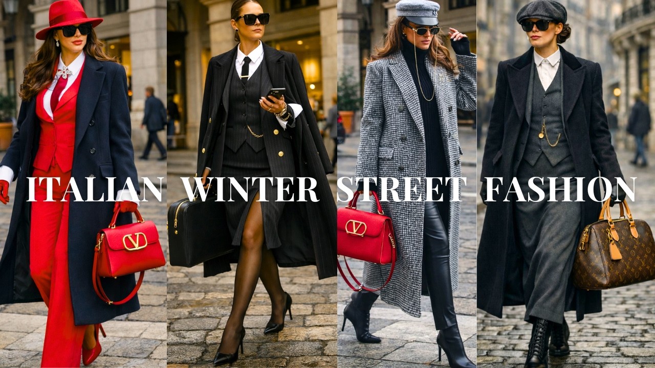 Exclusive Italian Elegance 2026 👠 Milan Luxury Street Style | Trendsetters’ Winter Outfits & Looks