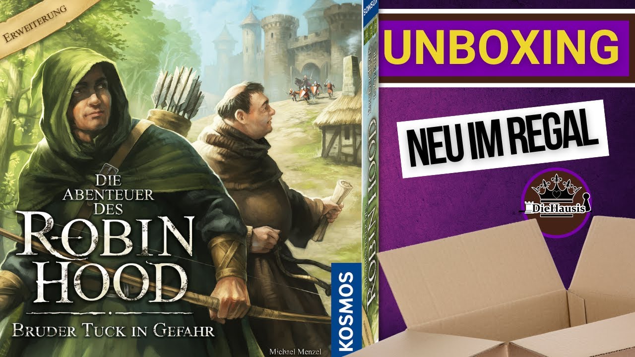 Die Abenteuer des Robin Hood - Bruder Tuck in Gefahr | WAS IST DRIN?📦 Brettspiel Unboxing