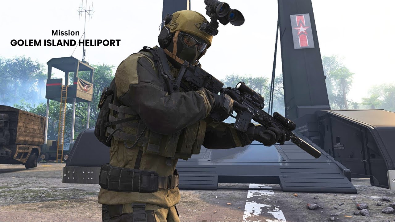 Mission: Golem Island Heliport | Solo Stealth Gameplay | Ghost Recon Breakpoint - No HUD