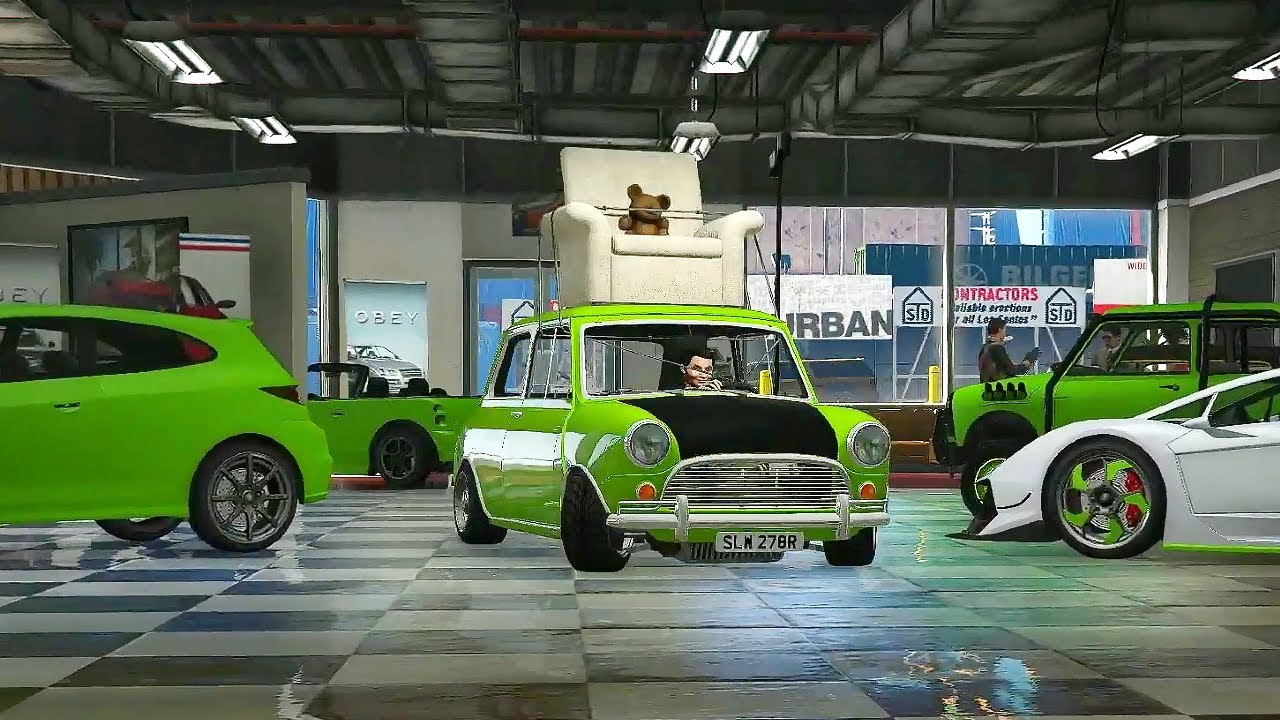 Mr Bean s Car Showroom | Mr Bean Funny Movie Gameplay