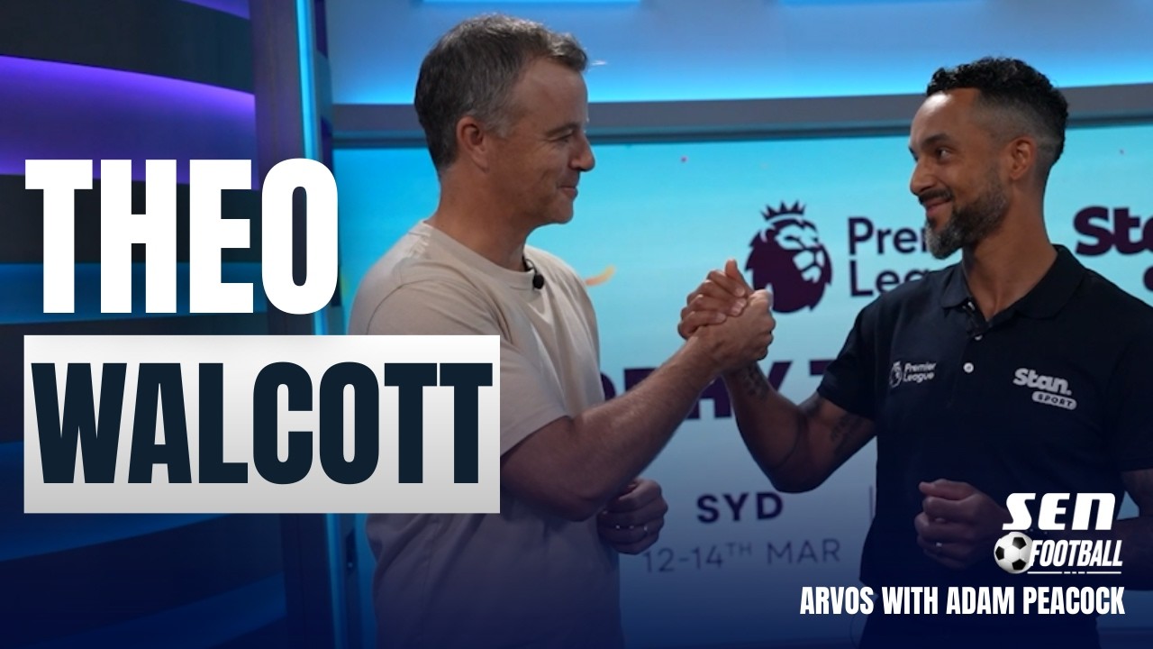 English legend Theo Walcott chats Arsenal, Aussie sport, and more with Adam Peacock!