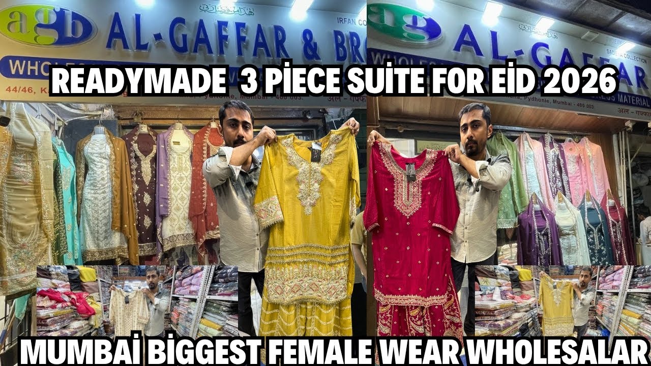 Mumbai Nakhuda Mohalla Dress Market | wholesale Ladies Dress Material Market in Mumbai 