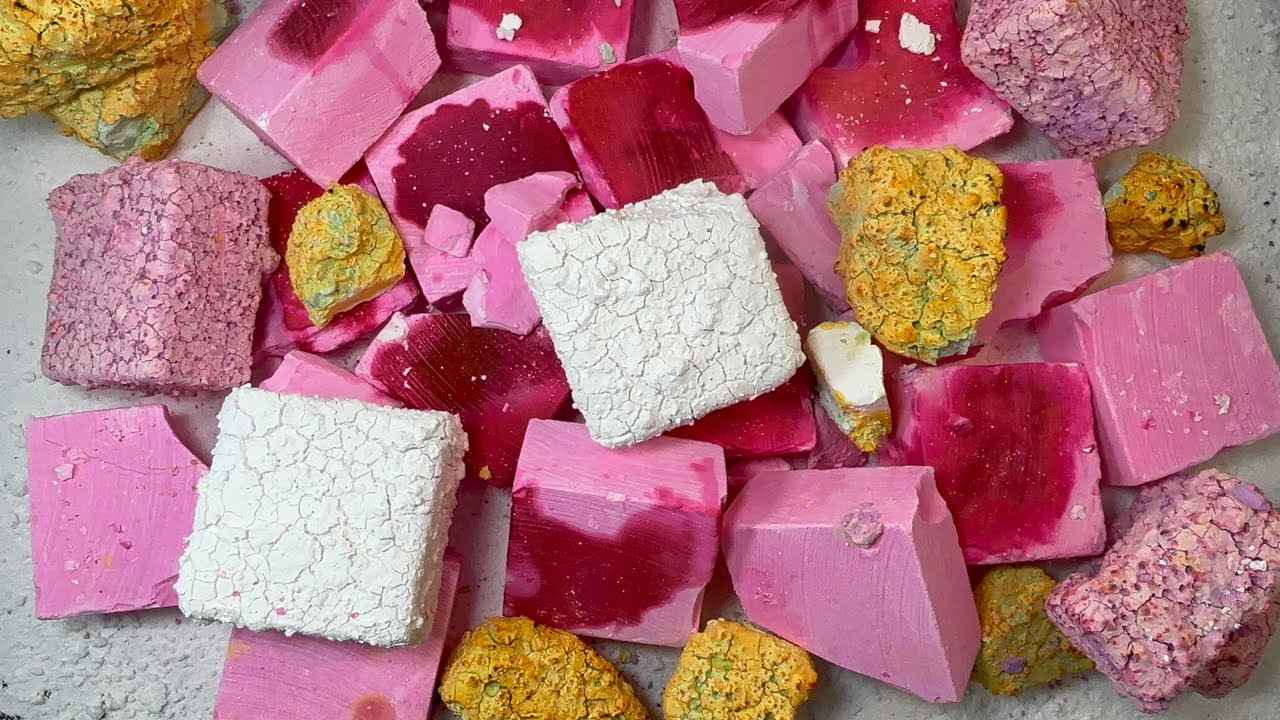 SOFTES PINK AND PASTED BLOCKS ! ODDLY SATISFYING