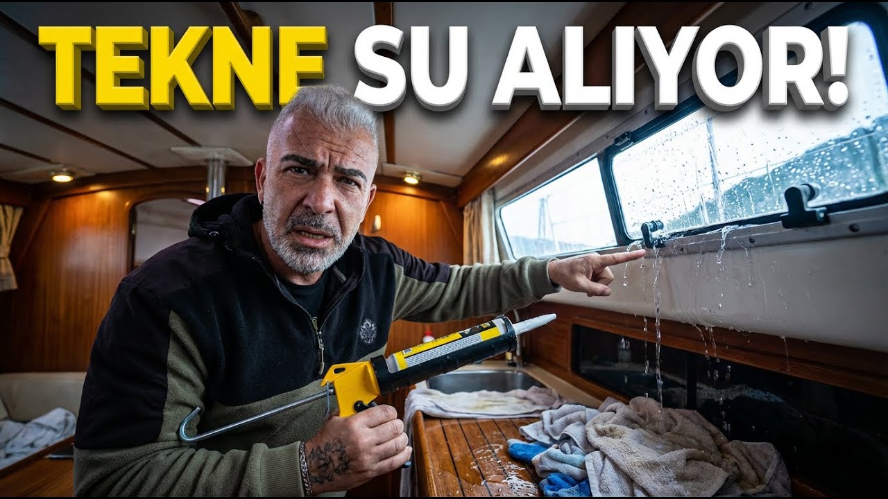 TEKNE SU ALIYOR! 😱 Dünya Turu Öncesi Zorlu Tamirat & Motor Kışlama