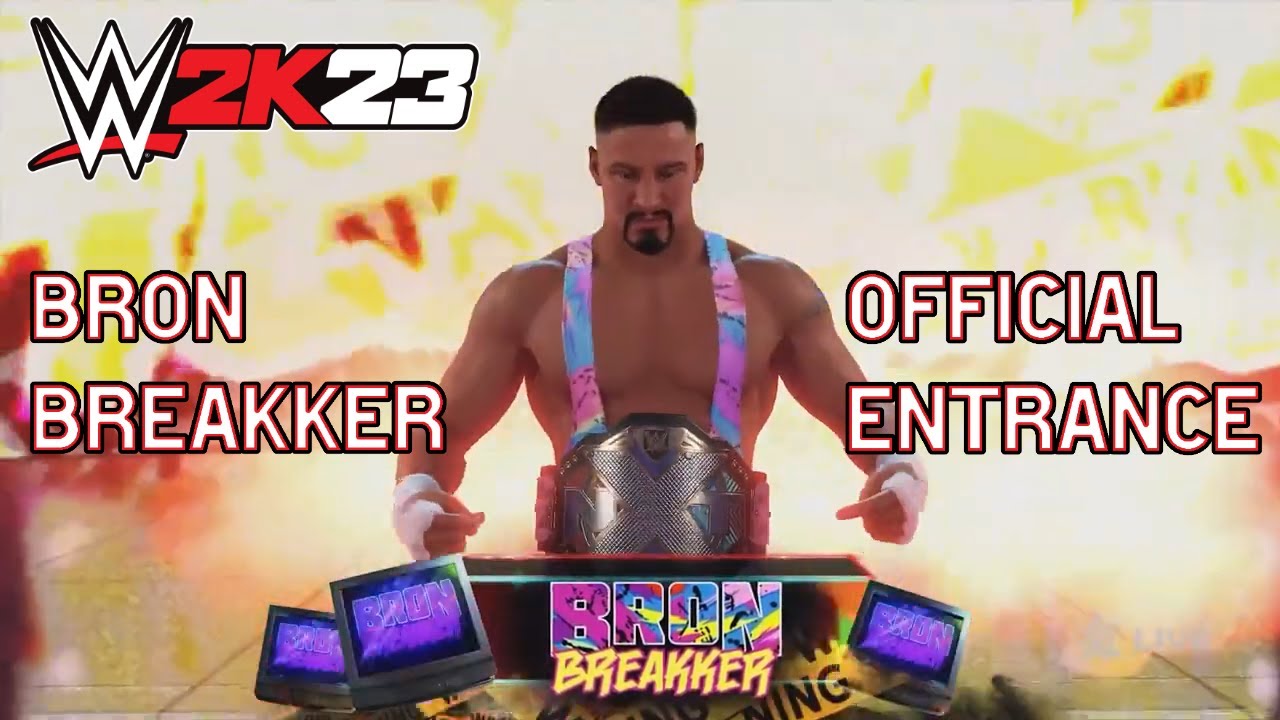 WWE 2K23 Bron Breaker Full Official Entrance!