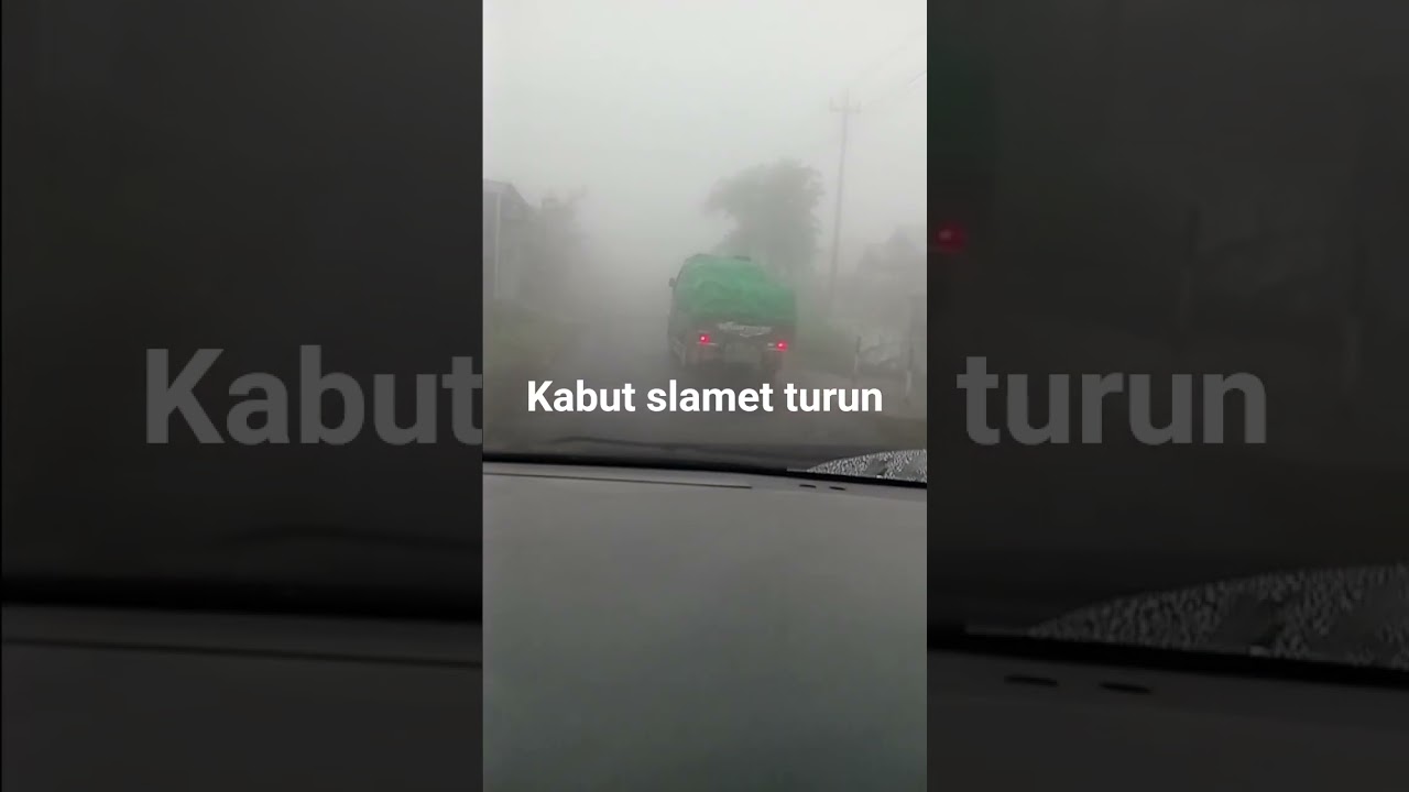jarak pandang cuma 2 meter. jalur via dipa jaya.lereng slamet