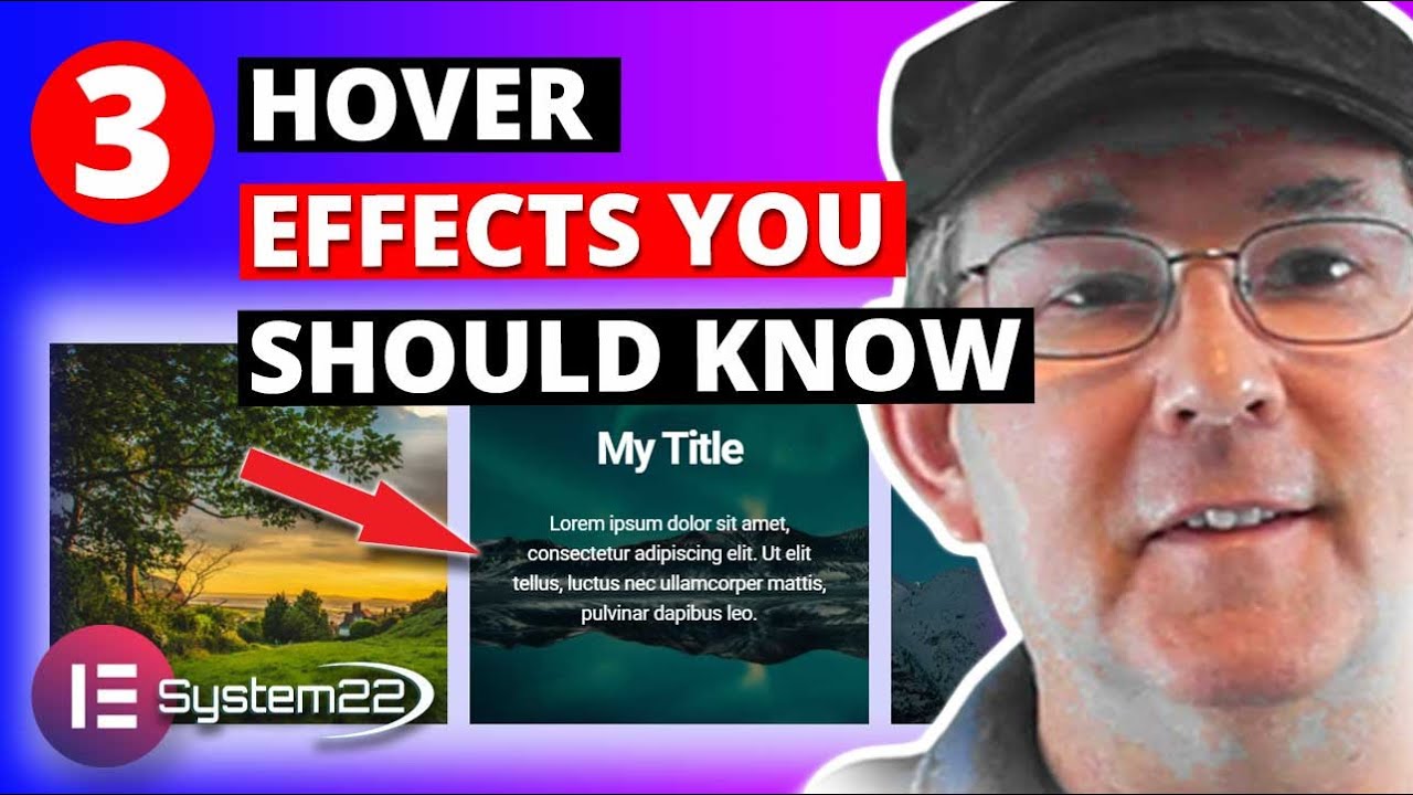 Elementor Hover Effects 3 Effects You Should Know | Elementor Free 👍